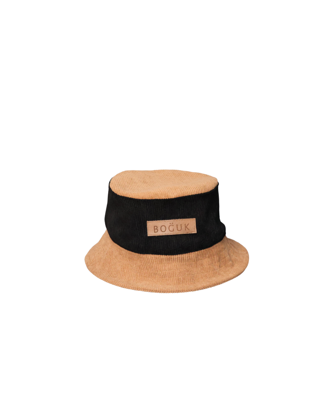 Cordial Bucket Hat (black on brown) - BOGUK
