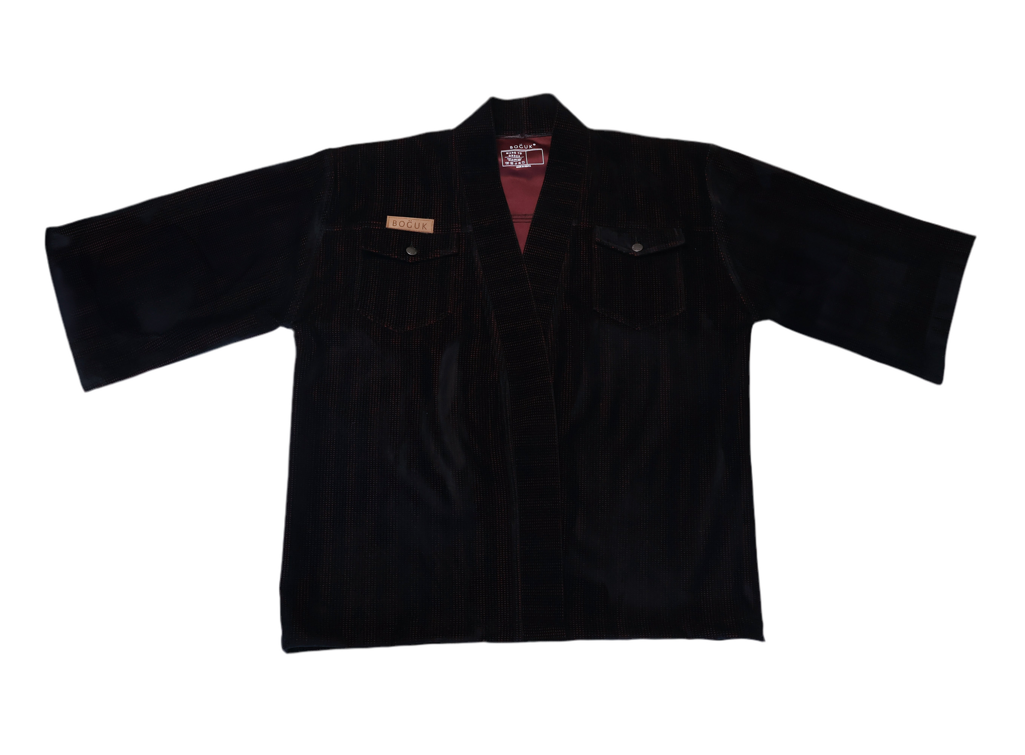 Kyoto Kimono (black/burgandy) - BOGUK