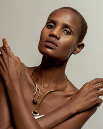 Andera Drop Brass Choker - BOGUK