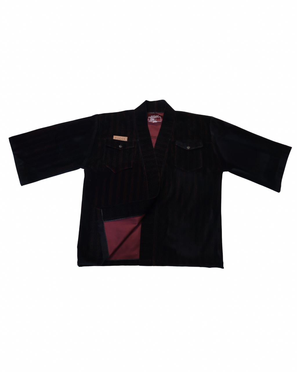 Kyoto Kimono (black/burgandy) - BOGUK